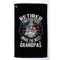 Retired Firefighter Grandpa Fireman Retirement Golf Towel