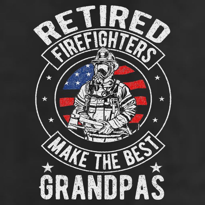 Retired Firefighter Grandpa Fireman Retirement Golf Towel