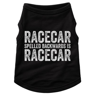 Racecar For Gift Mechanic Fast Race Car Racing Funny Doggie Tank