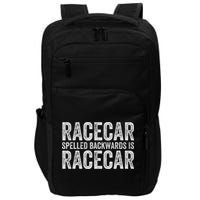 Racecar For Gift Mechanic Fast Race Car Racing Funny Impact Tech Backpack