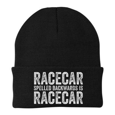 Racecar For Gift Mechanic Fast Race Car Racing Funny Beanie