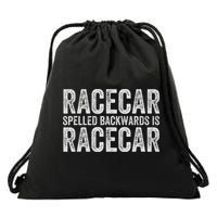 Racecar For Gift Mechanic Fast Race Car Racing Funny Drawstring Bag