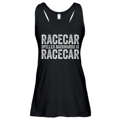 Racecar For Gift Mechanic Fast Race Car Racing Funny Ladies Essential Flowy Tank