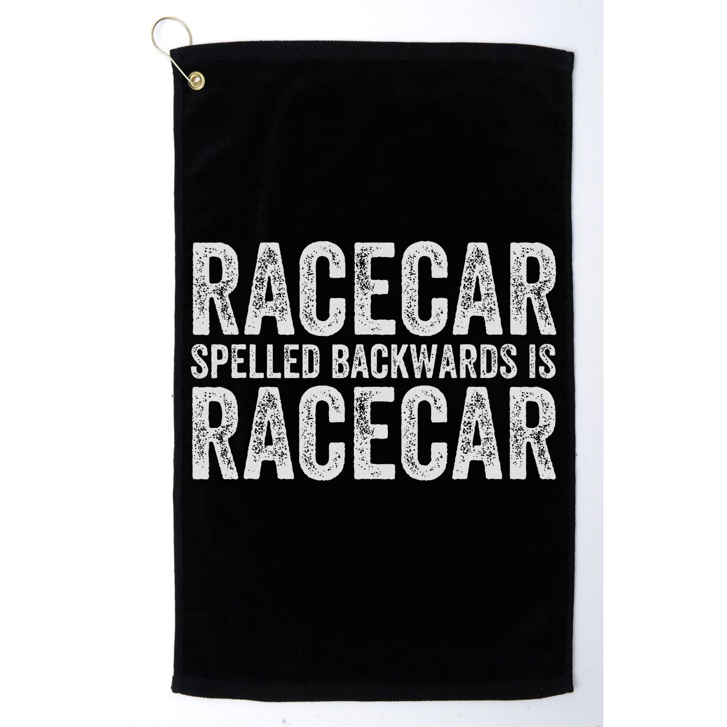 Racecar For Gift Mechanic Fast Race Car Racing Funny Golf Towel