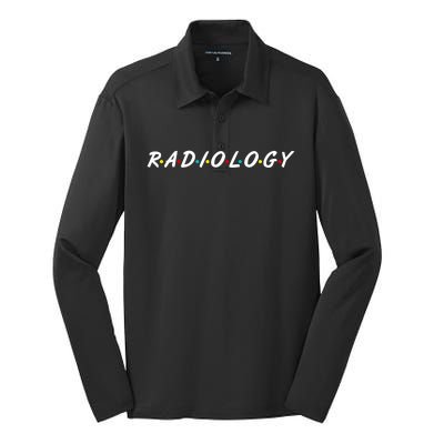 Radiology Funny Gift For Radiologist Technician Great Gift Silk Touch Performance Long Sleeve Polo