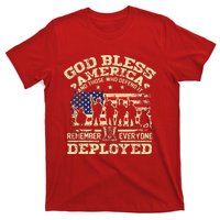 RED Friday God Bless America Remember Everyone Deployed T-Shirt