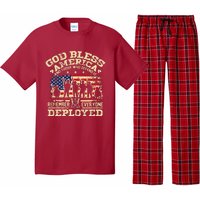 RED Friday God Bless America Remember Everyone Deployed Pajama Set