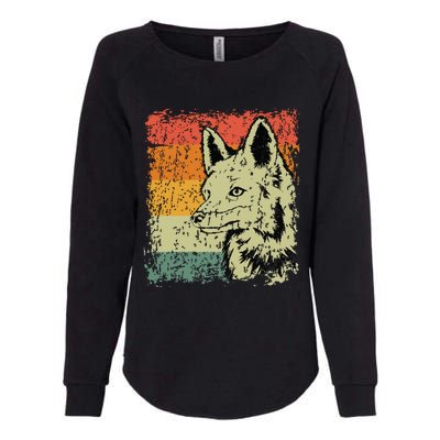 Retro Fox Gift Vintage Fox Womens California Wash Sweatshirt