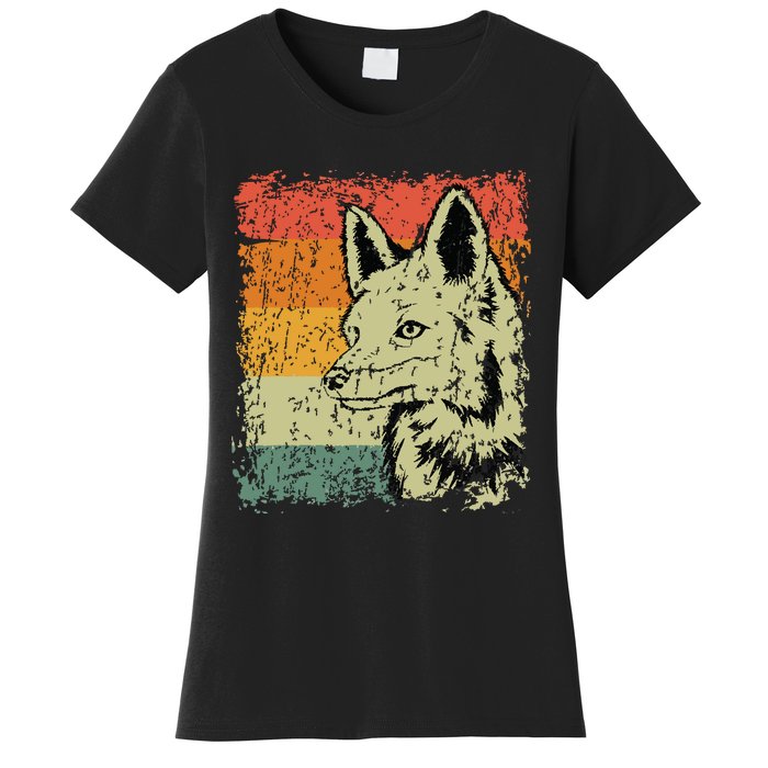 Retro Fox Gift Vintage Fox Women's T-Shirt