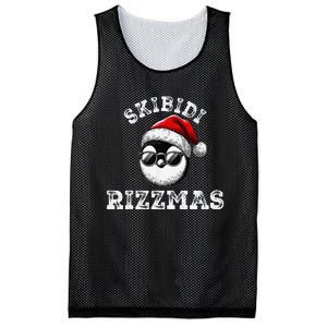 Rizzmas Funny Gen Alpha Slang Christmas Penguin Gift Mesh Reversible Basketball Jersey Tank