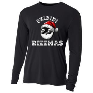 Rizzmas Funny Gen Alpha Slang Christmas Penguin Gift Cooling Performance Long Sleeve Crew