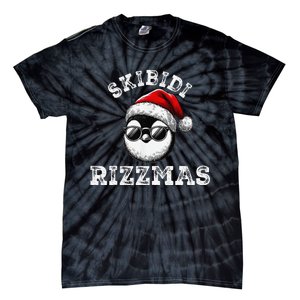 Rizzmas Funny Gen Alpha Slang Christmas Penguin Gift Tie-Dye T-Shirt