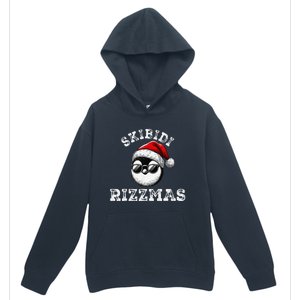 Rizzmas Funny Gen Alpha Slang Christmas Penguin Gift Urban Pullover Hoodie