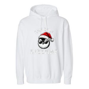 Rizzmas Funny Gen Alpha Slang Christmas Penguin Gift Garment-Dyed Fleece Hoodie