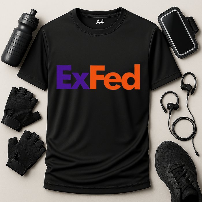 Retired Federal Government Worker Ex Fed Cooling Performance Crew T-Shirt