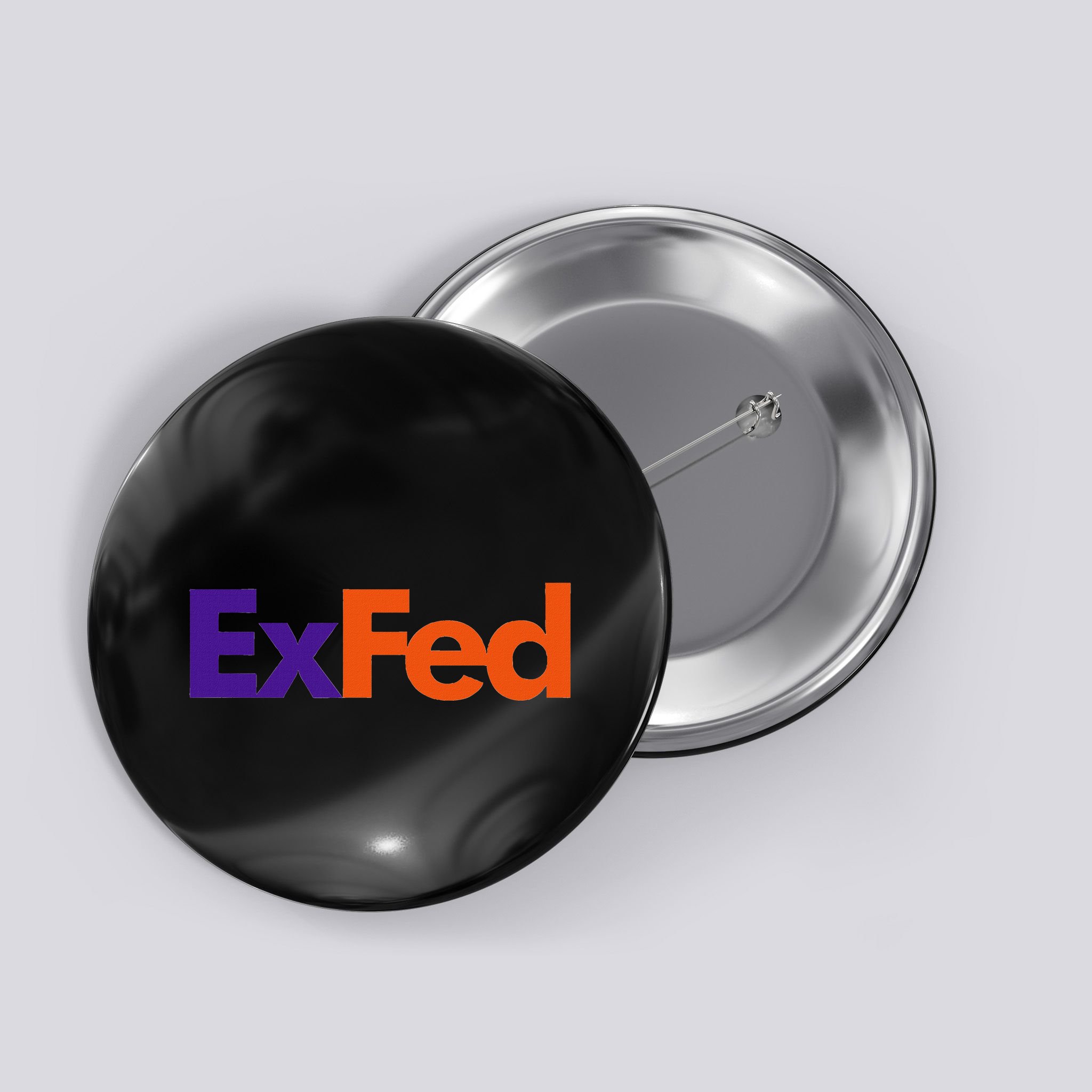 Retired Federal Government Worker Ex Fed Button