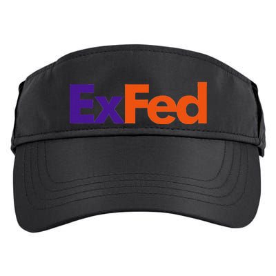Retired Federal Government Worker Ex Fed Adult Drive Performance Visor