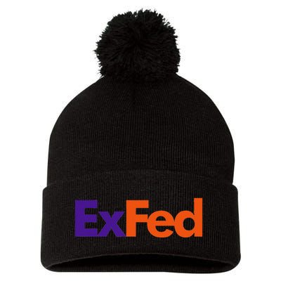 Retired Federal Government Worker Ex Fed Pom Pom 12in Knit Beanie