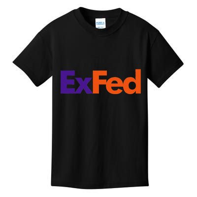 Retired Federal Government Worker Ex Fed Kids T-Shirt