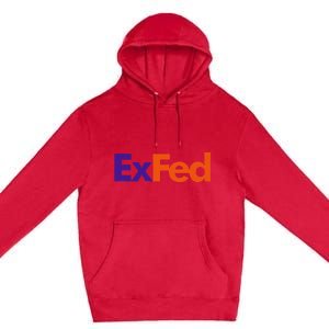 Retired Federal Government Worker Ex Fed Premium Pullover Hoodie