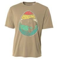 Retro Fisherman Gifts For Easter Egg Bass Fishing Cooling Performance Crew T-Shirt