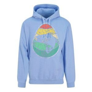 Retro Fisherman Gifts For Easter Egg Bass Fishing Unisex Surf Hoodie