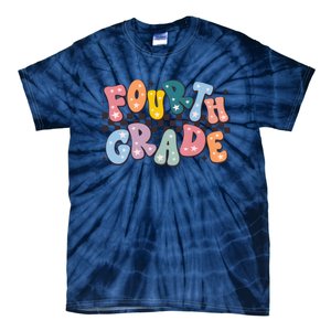 Retro Fourth Grade For Teacher Student Tie-Dye T-Shirt