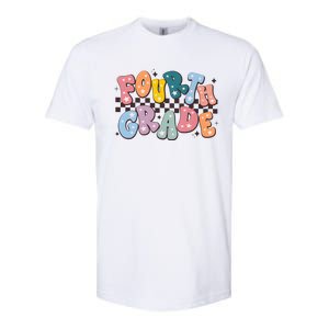 Retro Fourth Grade For Teacher Student Softstyle CVC T-Shirt