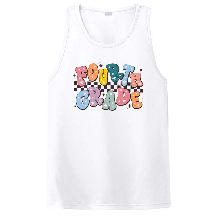 Retro Fourth Grade For Teacher Student PosiCharge Competitor Tank