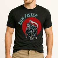 Run Faster Grim Reaper Last Responder Funny Dark Humor Gift Cooling Performance Crew T-Shirt