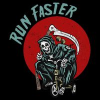 Run Faster Grim Reaper Last Responder Funny Dark Humor Gift T-Shirt