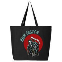 Run Faster Grim Reaper Last Responder Funny Dark Humor Gift 25L Jumbo Tote