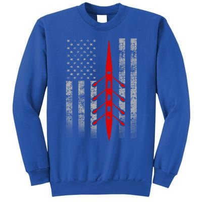 Rowing Flag Gift Rowing Boat Flag Hooded Meaningful Gift Sweatshirt