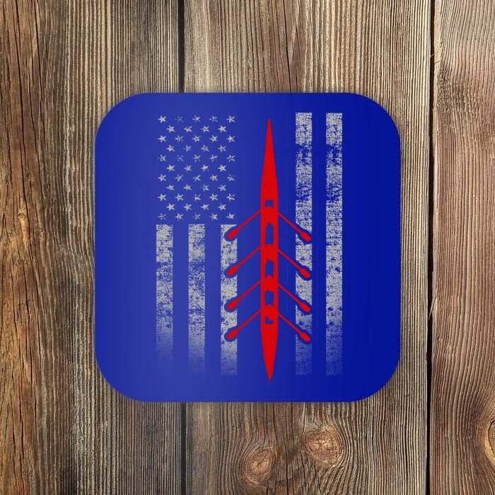 Rowing Flag Gift Rowing Boat Flag Hooded Meaningful Gift Coaster