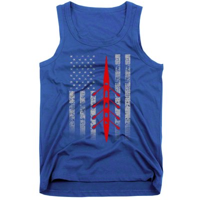 Rowing Flag Gift Rowing Boat Flag Hooded Meaningful Gift Tank Top