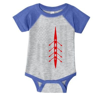 Rowing Flag Gift Rowing Boat Flag Hooded Meaningful Gift Infant Baby Jersey Bodysuit