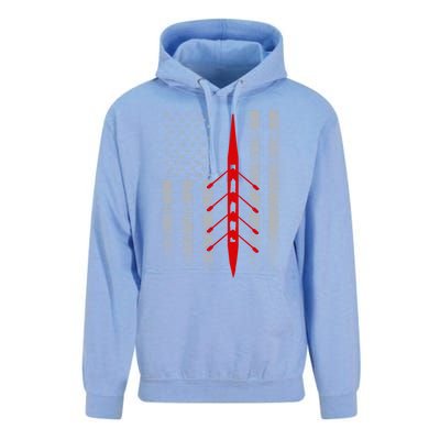 Rowing Flag Gift Rowing Boat Flag Hooded Meaningful Gift Unisex Surf Hoodie