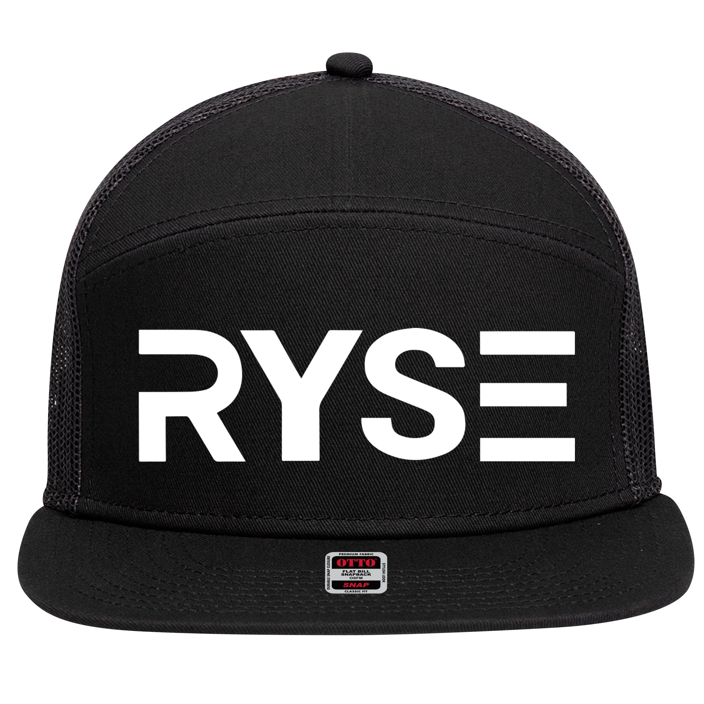 Ryse Fuel Gas Pump 7 Panel Mesh Trucker Snapback Hat