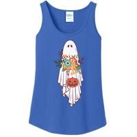 Retro Flower Ghost Great Gift Ladies Essential Tank