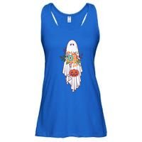 Retro Flower Ghost Gift Ladies Essential Flowy Tank