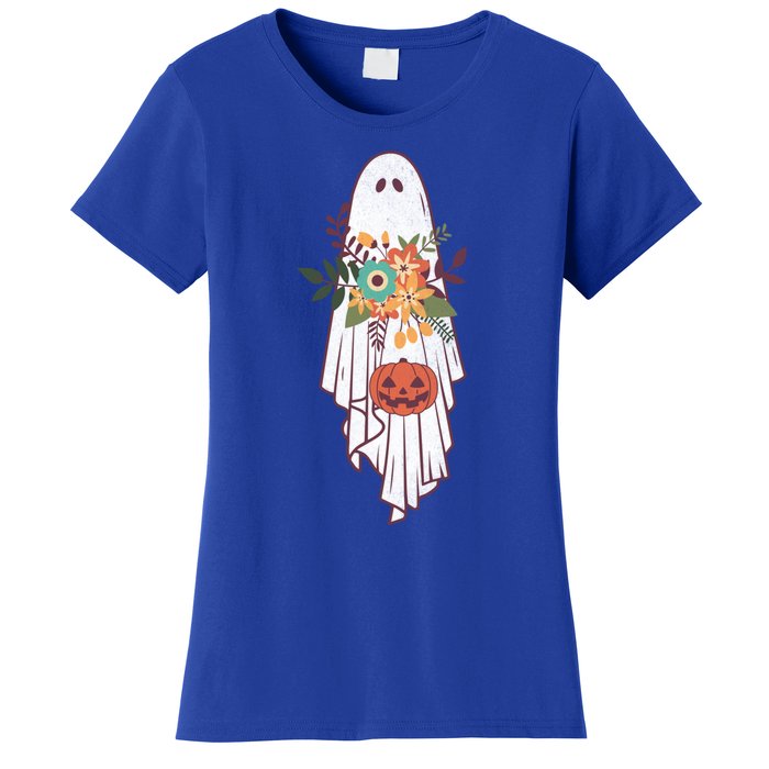 Retro Flower Ghost Gift Women's T-Shirt