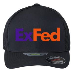 Retired Federal Government Worker Ex Fed Flexfit Unipanel Trucker Cap