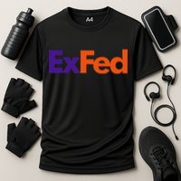 Retired Federal Government Worker Ex Fed Cooling Performance Crew T-Shirt