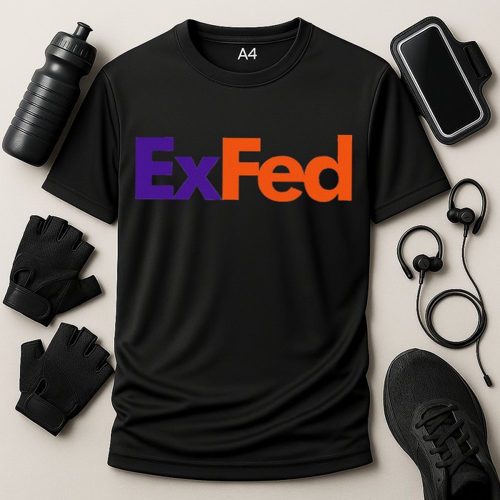 Retired Federal Government Worker Ex Fed Cooling Performance Crew T-Shirt