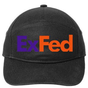 Retired Federal Government Worker Ex Fed 7-Panel Snapback Hat