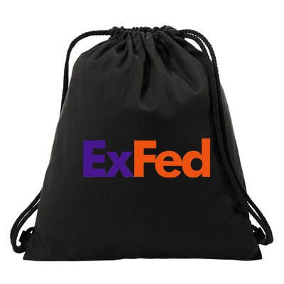 Retired Federal Government Worker Ex Fed Drawstring Bag