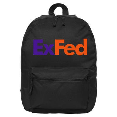 Retired Federal Government Worker Ex Fed 16 in Basic Backpack