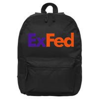 Retired Federal Government Worker Ex Fed 16 in Basic Backpack