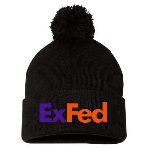 Retired Federal Government Worker Ex Fed Pom Pom 12in Knit Beanie