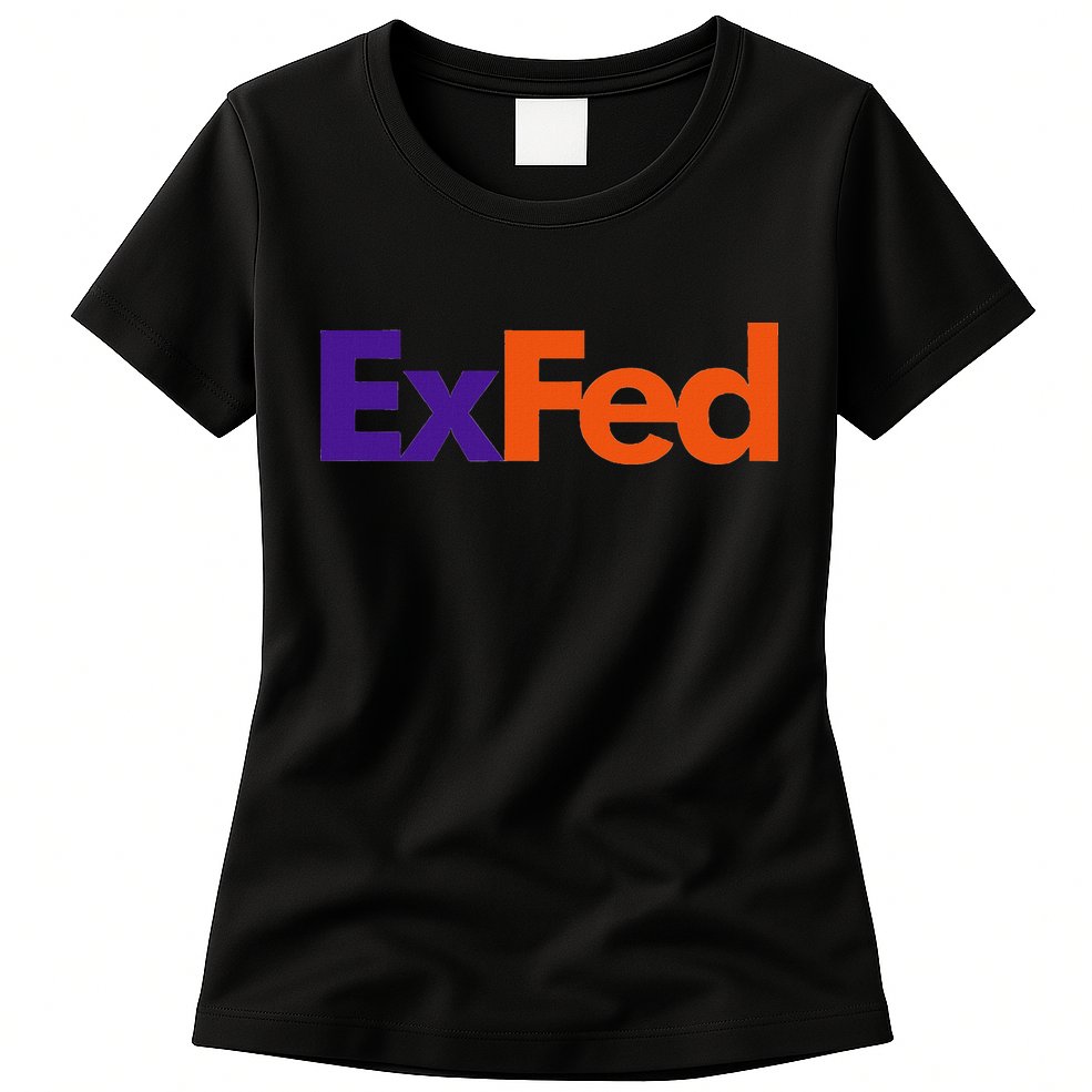 Retired Federal Government Worker Ex Fed Womens T-Shirt